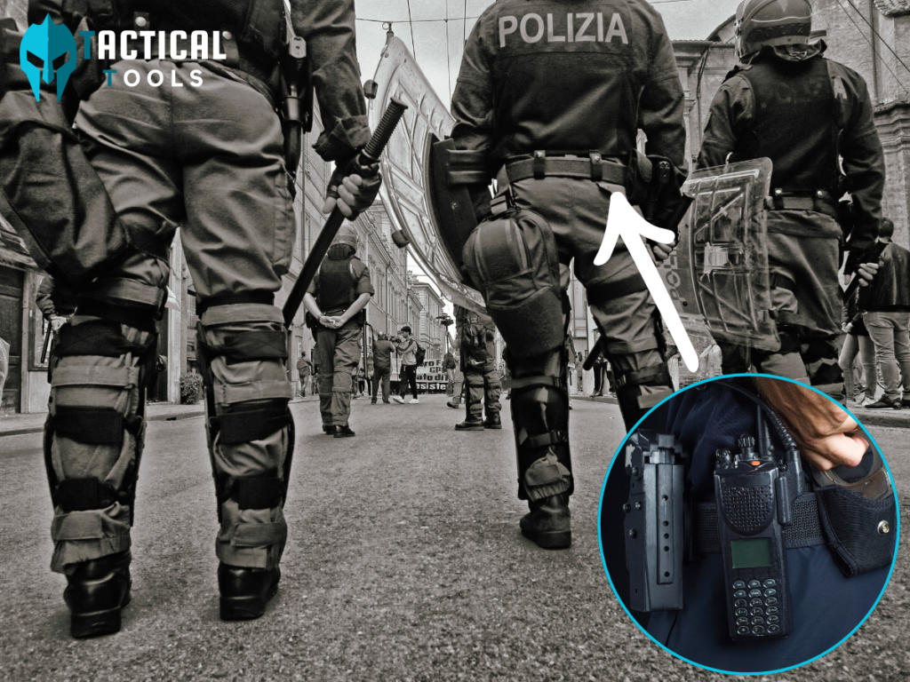 Cinturón policial: Distribución del cinturón