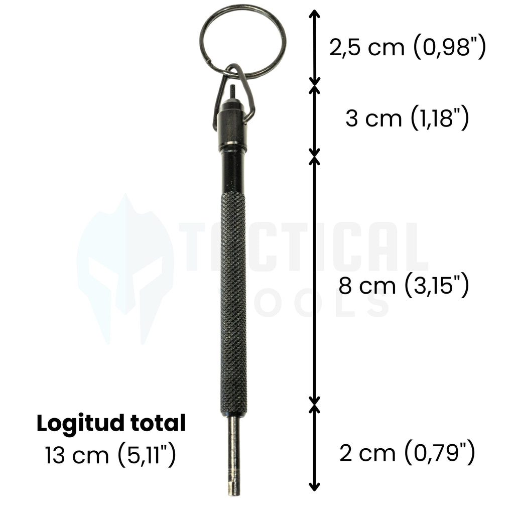 Llave de esposas policiales larga