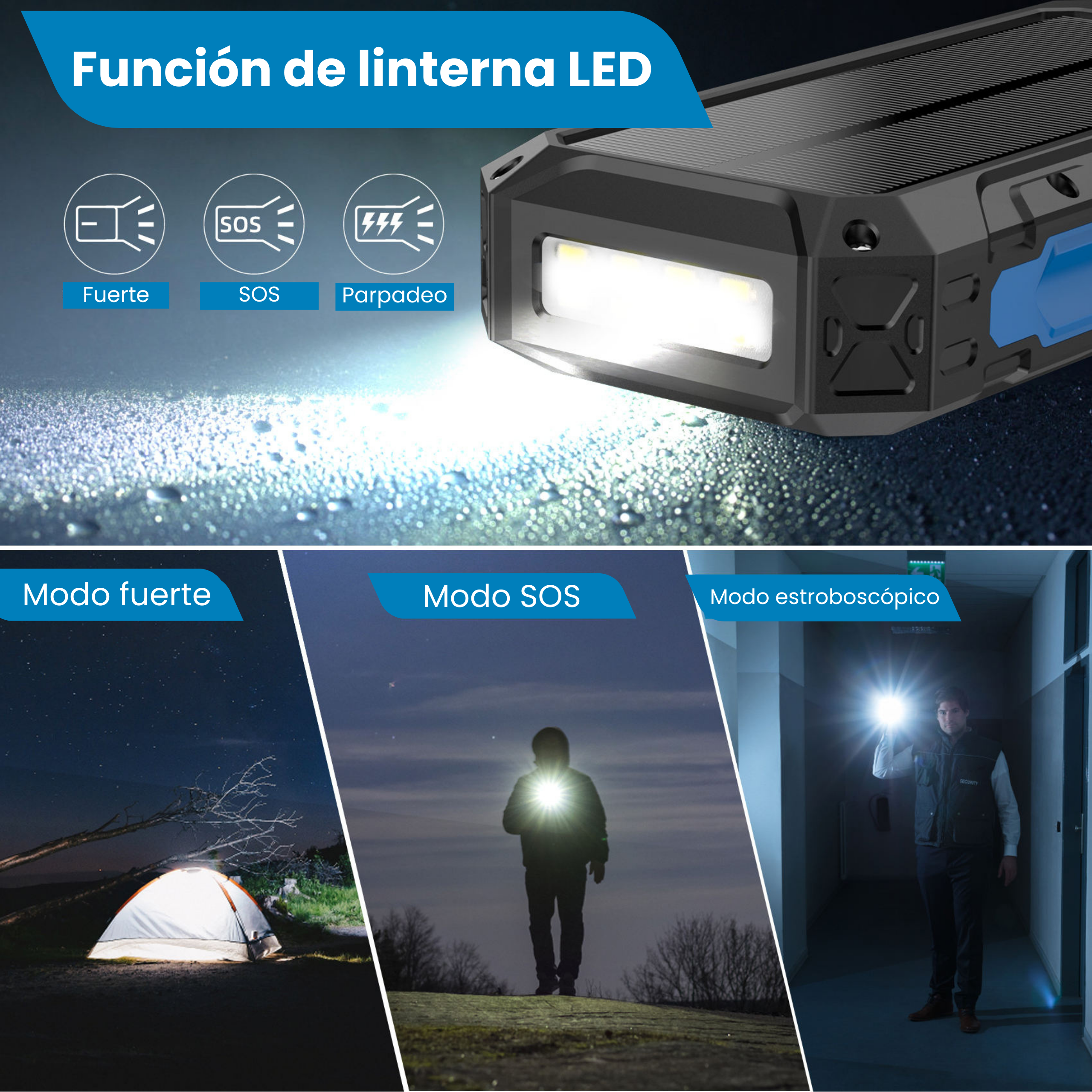 Cargador de móvil solar