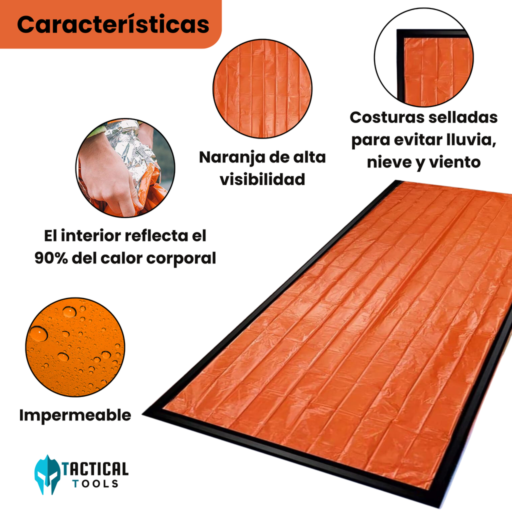 Saco térmico de supervivencia