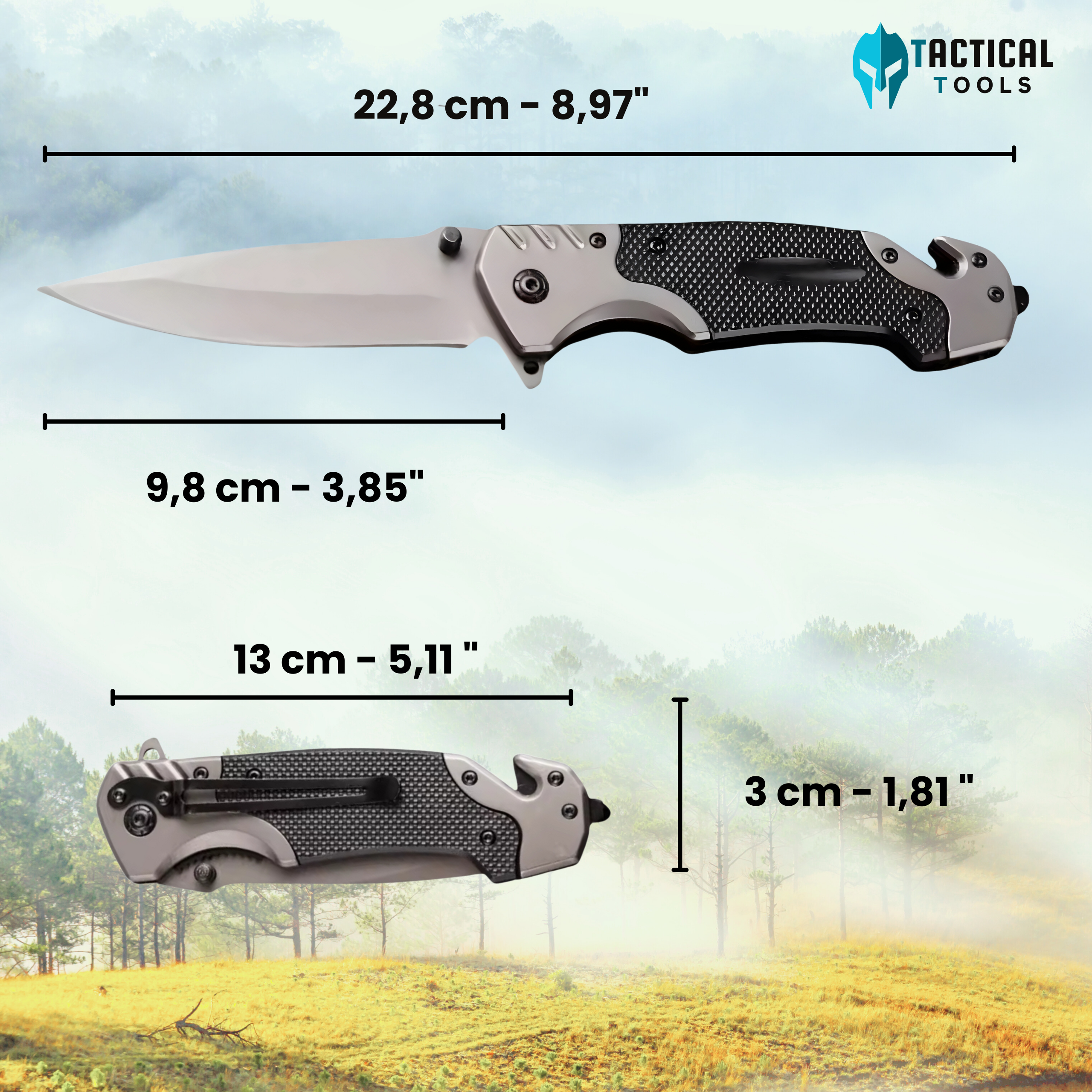 Navaja táctica plegable