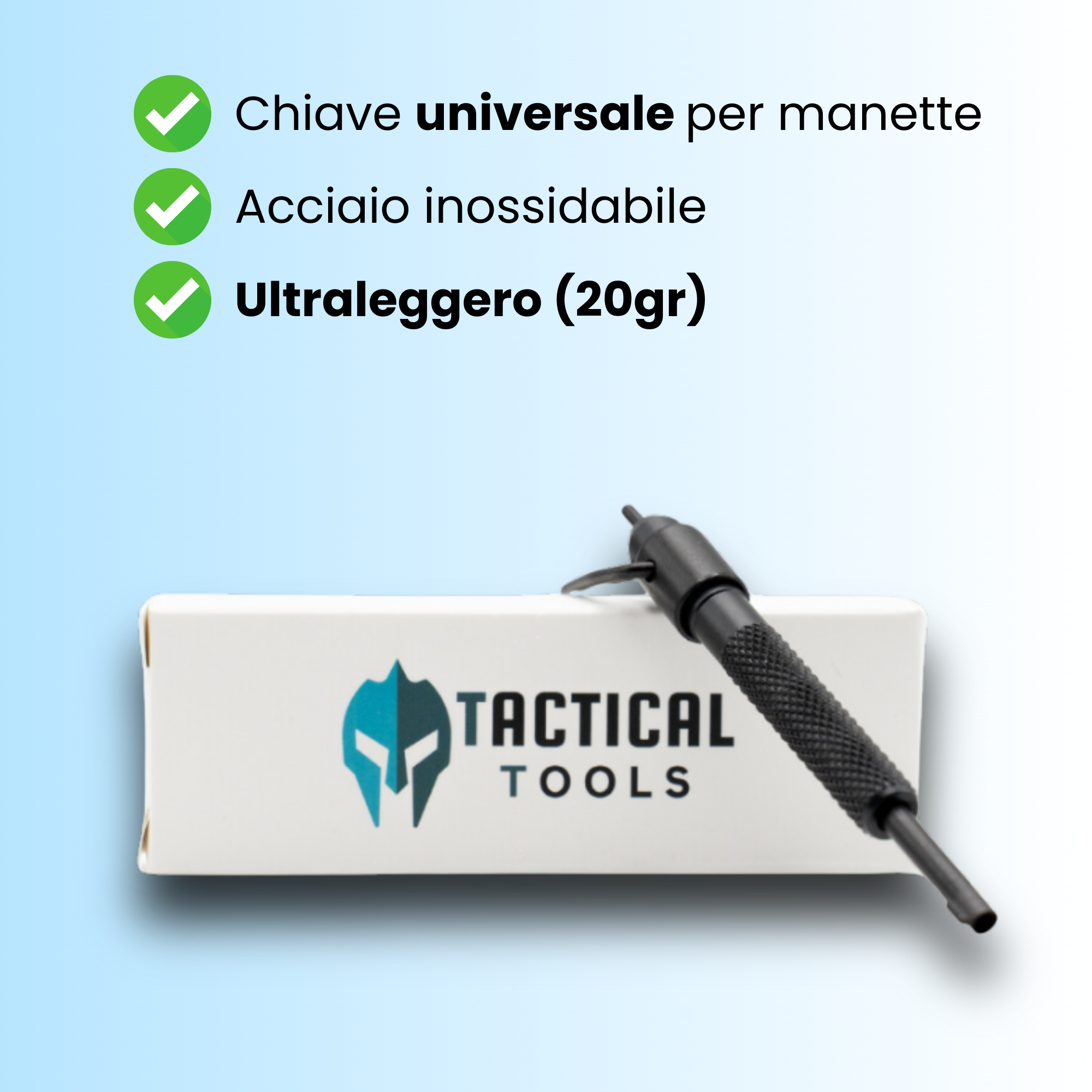 Llave de esposas policiales corta