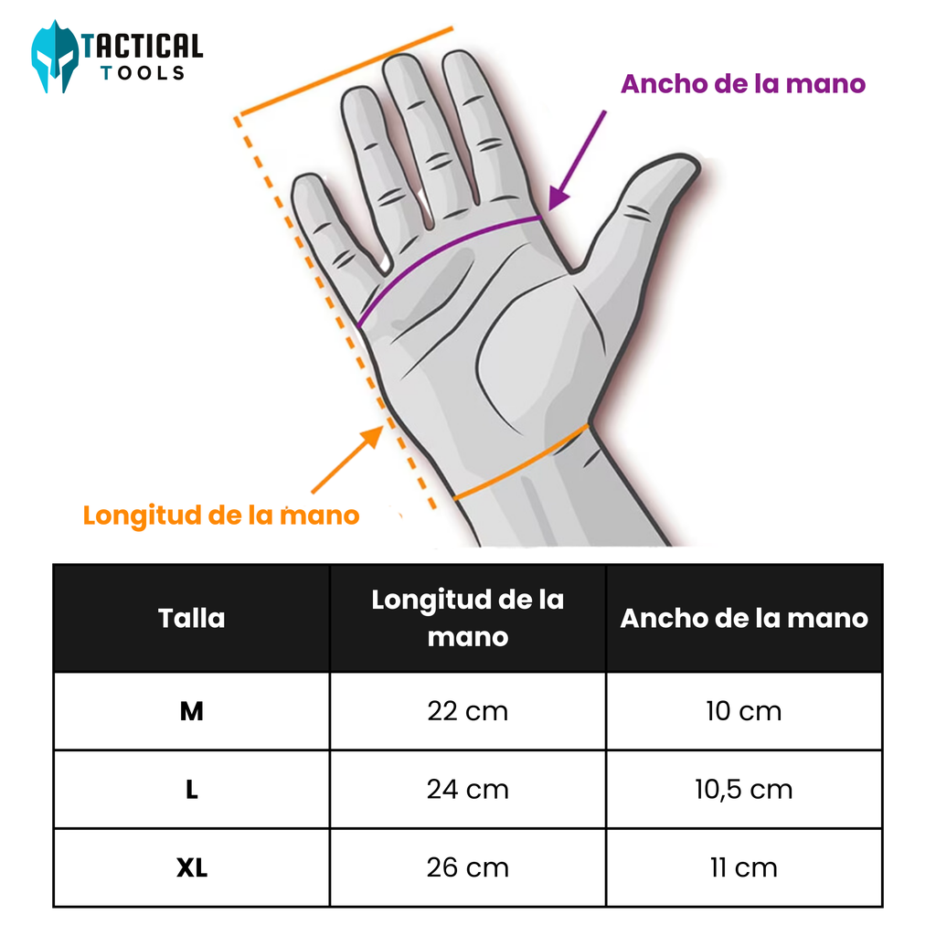 Guantes tácticos anticorte integral