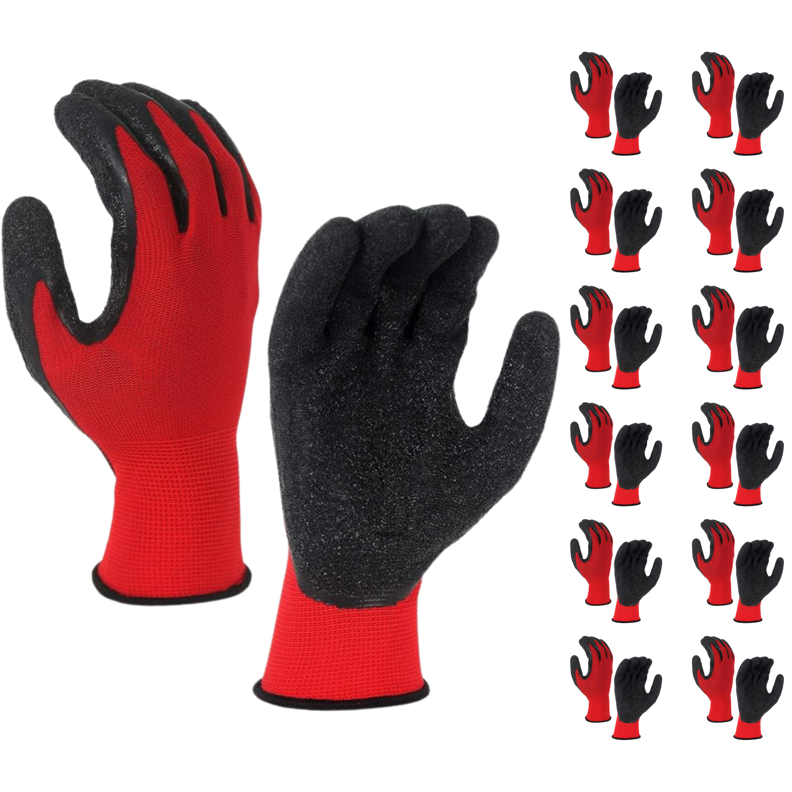 Pack de guantes anticorte trabajo x12